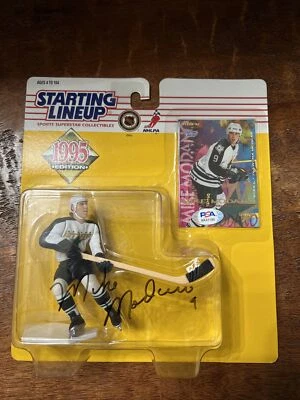 Mike Modano Signed Starting Lineup Action Figure Psa Dna Coa Autographed Stars - Image 1 of 4