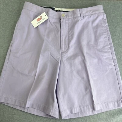 Pantalones Cortos Vineyard Vines 34 x 9 Eslabones Iris Púrpura Pálido Algodón Chino Para Hombres Preparación Nuevos con Etiquetas Foto 1 de 4