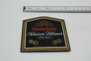 Placa de grifo Henninger Kaiser Pilsener PRIVADO HENNINGER-BRÄU FRANKFURT/M. 259 - Imagen 1 de 1