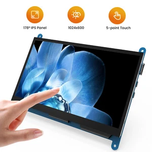 7 Zoll IPS Bildschirm Touchscreen HDMI LCD Monitor Raspberry Pi Gaming Display - Afbeelding 1 van 10