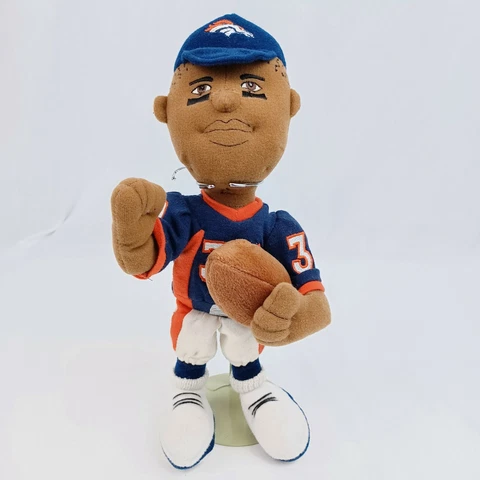 NFL Properties Denver Broncos Terrell Davis Plush Bean Bag 1999 11" Read Descrip Cover