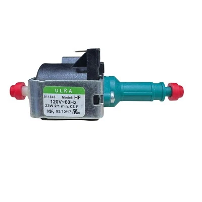 ULKA Pump HF - 120V, 60Hz, 23W 2/1 min CI. F Nespresso, DeLonghi, Breville, More - Image 1 of 4