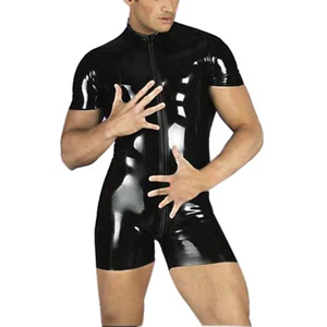 Herren PVC Outfit, PVC Clubwear, Strampler Clubwear Größe M  - Bild 1 von 1