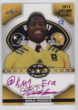 2015 Leaf US Army All-American Bowl Tour /2 Kahlil McKenzie #TA-KM1 Auto