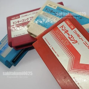 USED: Donkey Kong 1 Jr. 3 & Math Bundle Set Nintendo Famicom NES Japan Tested - Picture 1 of 16