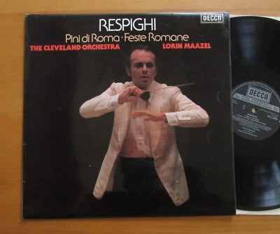 SXL 6822 Respighi Pini Di Roma Feste Romane Lorin Maazel Decca 1st NM/VG - Image 1 of 4