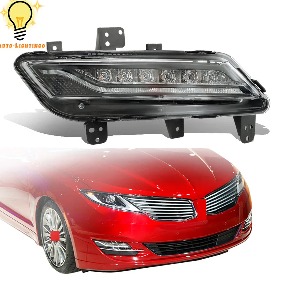 Conjunto de luces antiniebla LED lado derecho del pasajero para Lincoln MKZ 2013-2014-2016 Foto 1 de 4