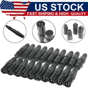 10-40Pair XLR 3 Pin Male&Female MIC Connector Plug Audio Microphone Connector - Picture 1 of 16