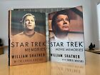 STAR TREK MEMORIES + MOVIE MEMORIES - William Shatner LOT OF 2 First Printing HC