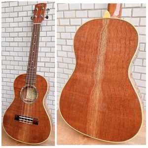 Alulu Solid Curly Mahogany Tenor Ukulele, Natural Grain HU1153@! - Picture 1 of 13