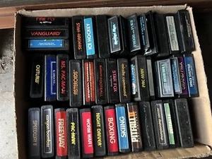 Lot Of 90 Vintage Atari Games & 3 Game Consoles - Picture 1 of 7