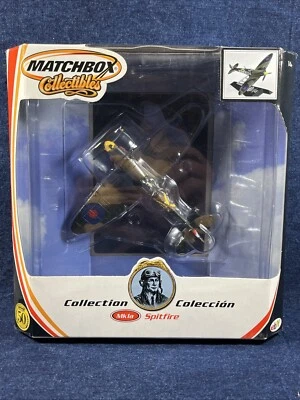 MATCHBOX DIECAST 1:72 SCALE " SUPERMARINE Mk1a SPITFIRE " W/DISPLAY STAND 97472 - Image 1 of 4