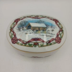 Heritage House Melodies Of Christmas Spieluhr Come All Ye Faithful 1991 Vintage - Bild 1 von 11