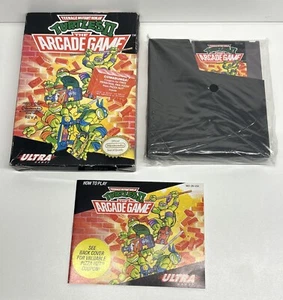 Teenage Mutant Ninja Turtles II Arcade Game Nintendo NES Complete CIB Mint Cart - Picture 1 of 24