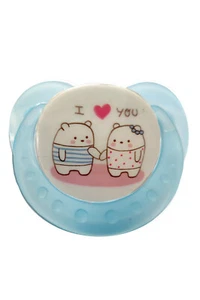 ABDL Pacifier Soothing Pacifier Adults Pacifier Bears Blue - Picture 1 of 2