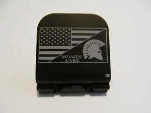 Bandiera americana/Molan Labe casco spartano lato inciso alluminio cappello clip orlo-it - Foto 1 di 9
