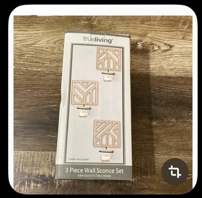 Juego de apliques de pared True Living de 3 piezas Foto 1 de 3