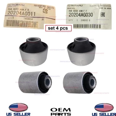4pcs set Genuine OEM Front Lower Control Arm Bushing 2006-2018 Subaru - Image 1 of 4