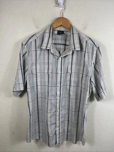 Camisa a Cuadros SCOTTeVEST Para Hombre L Botones Bolsillos Ocultos Seguridad de Viaje - Imagen 1 de 11