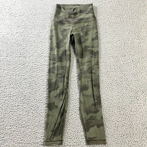 Lululemon Pants Womens 2 Camo Align High Rise Yoga Leggings Stretch Athletic Gym - Picture 1 of 7