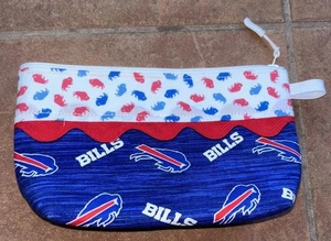 NFL Buffalo Bills Mafia Football kleine Tasche Aufbewahrung Handtasche Make-up Reißverschluss Etui - Bild 1 von 5