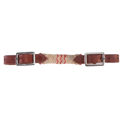 Fort Worth Flat Curb Strap Red Weave 5/8" - image 1 of 2