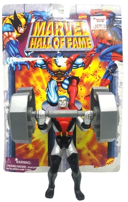 Figura de acción Toy Biz Marvel Universe Colossus negra y roja con Power Lift 1996 Foto 1 de 4