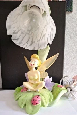 Lámpara Campanilla Disney Vintage Rara (¡Funciona!) Foto 1 de 4