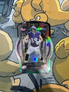 2022 Select Club Level Black Green Prizm Die Cut Mark Andrews #293 Ravens - Picture 1 of 2