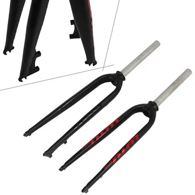 26/27.5/29" Bike Rigid Fork Carbon/AL MTB Mountain Bicycle 1-1/8" Front Fork - Image 1 of 4