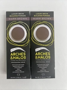2 Arches & Halos TonyaCrooks Luxury Brow Building Pomade- Warm Brown  - Picture 1 of 4