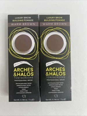 2 Arches & Halos TonyaCrooks Luxury Brow Building Pomade- Warm Brown  - Image 1 of 4