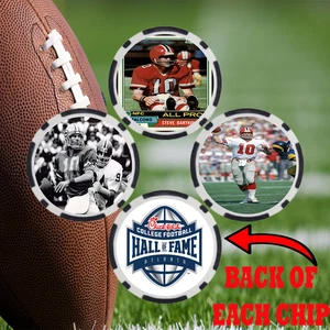 Steve Bartkowski California College Football Hall of Fame Chips (3) - Bild 1 von 2