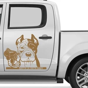 XXL Pitbull  Autoaufkleber  Auto Aufkleber 40 cm Dekor Seitendekor Sticker , - Bild 1 von 3
