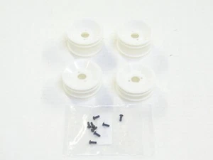 NEW ASSOCIATED YOKOMO YZ-10 CLASSIC Wheels Set x4 WHITE Front & Rear AZ29 - Picture 1 of 3