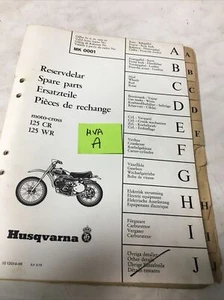 Husqvarna 125 CR WR 125CR 125WR Spare Parts Catalog 1973 Edition MK - Picture 1 of 10