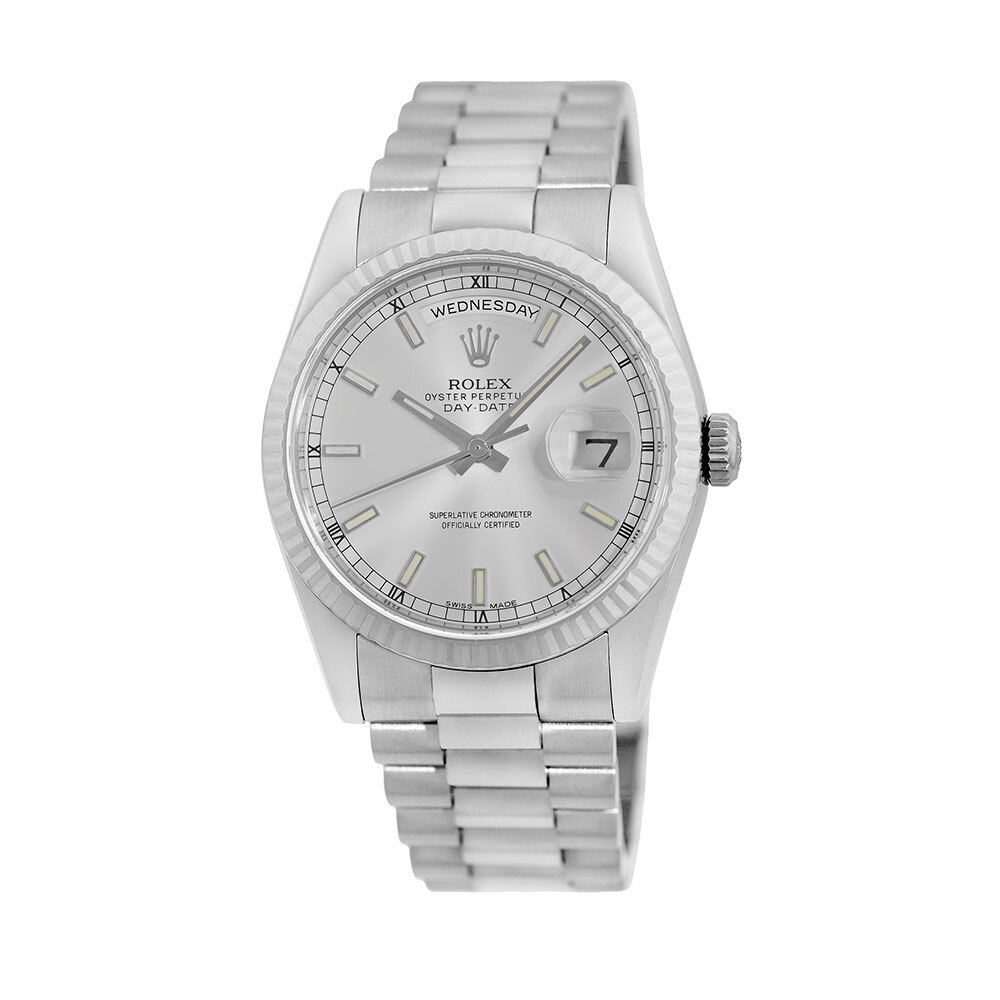 ἦUᾪるるぶ MagazineἋὲἓ Rolex Day-Date 36mm Presidential 118239 18k White Gold