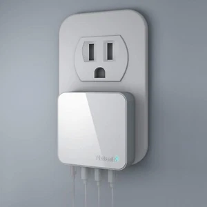 Nekmit Chargeur USB C, Chargeur Mural Rapide Mince Plat 52W 4 Ports avec Deux Pow... - Photo 1 sur 2