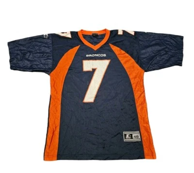 Винтажная футболка для начинающих 90-х NFL Denver Bronco John Elway No7 размер L 48 - Изображение 1 из 4