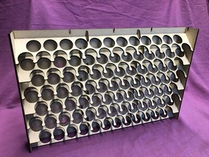 Hobby Paint rack for Vallejo and Army Painter. 75 pot capacity wall mountable - Picture 1 of 4