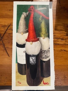 Thomas Arvid Santa's Helpers,  Giclee on Paper Unframed 16" x 7" SN 9/150 - Picture 1 of 4