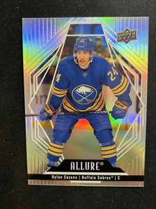 22-23 UD Allure Hockey Black Rainbow 62 Dylan Cozens