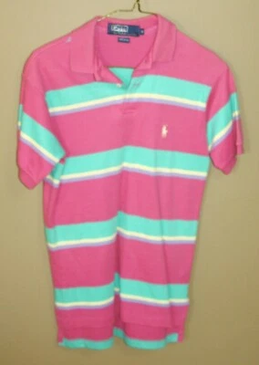 Vintage Polo Ralph Lauren pink stripe Size S preppy - Image 1 of 3