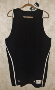 ADIDAS TS Creator Black White Basketball Practice Game Jersey NEW Mens Sz L - Picture 1 of 2