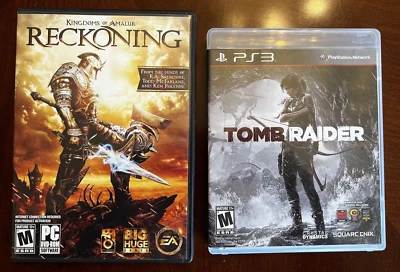 PS3 TOMB RAIDER & PC DVD-ROM KINGDOMS OF AMALUR : RECKONING - Image 1 of 3