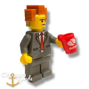 Lord Business The Lego Movie Mini Figure MiniFig With Red Octan Mug Cup Loose - Picture 1 of 5