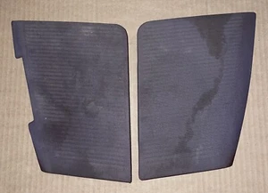 88-94 CHEVY GMC TRUCK DASH SPEAKER GRILLES GRILLS  OEM - RED CLOTH - Picture 1 of 14