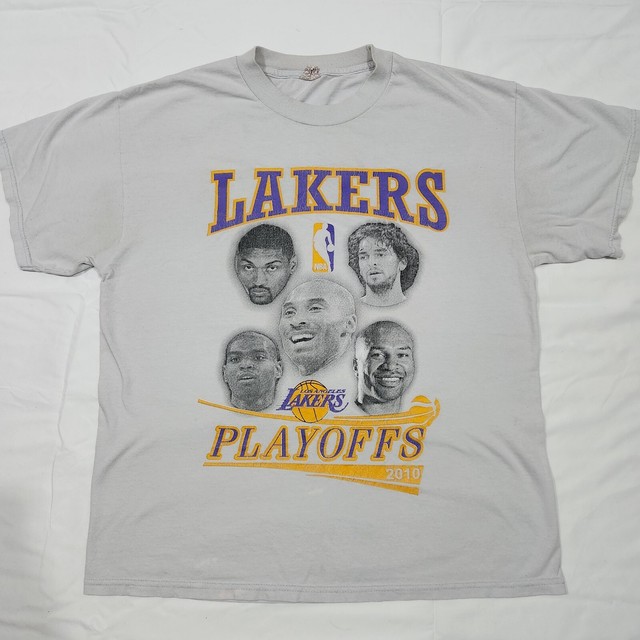 LA Lakers NBA Baseball Jersey Grey T-Shirt