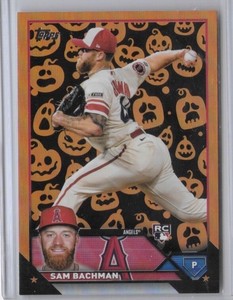 Sam Bachman 2023 Topps Update Orange Pumpkins Variation RC #US238