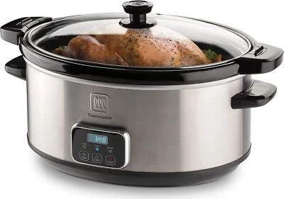 Toastmaster Slow Cooker with Locking Lid by Select Brands - Digital Slow Cooker  - Image 1 of 4